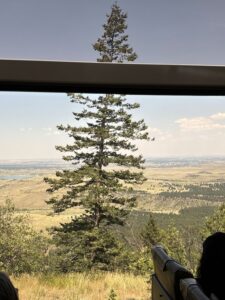 Coming down the mountains into Denver